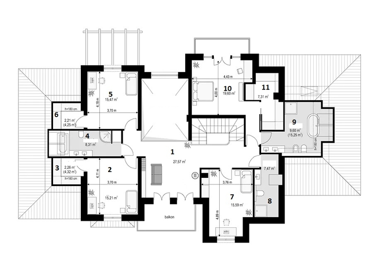  "Villa Classic" Suburban Mansion — Photo 35