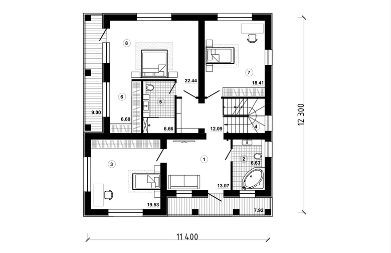 "Classic two-story Villa"  — Photo 9