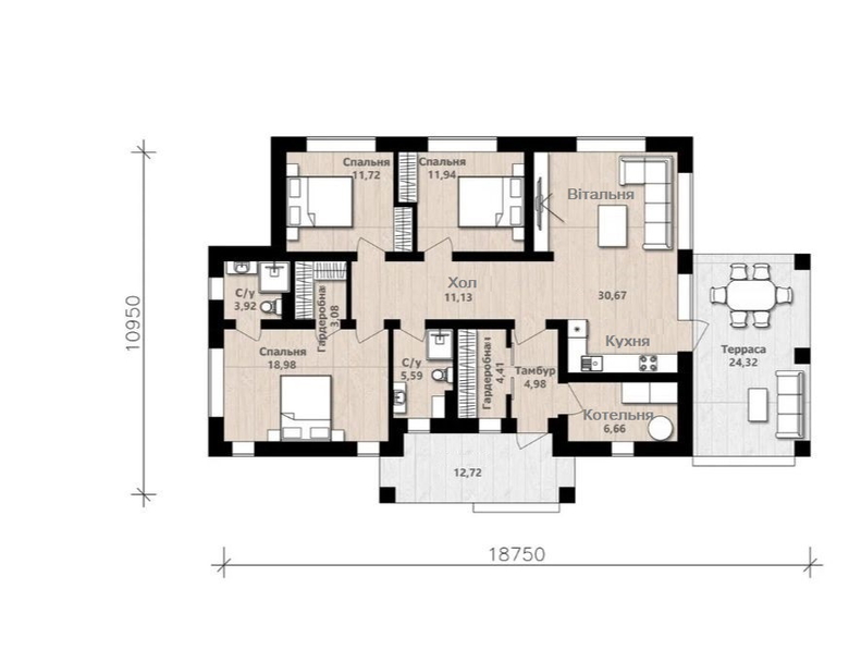 House Project "PERLL" — Photo 11