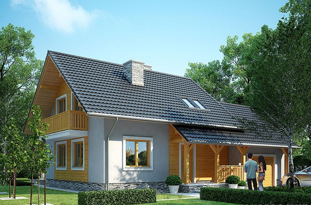 Компактний дім з гаражем та підвалом — Photo 1