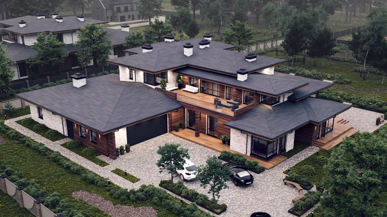 Frank Lloyd Wright style Mansion "Mamaia"