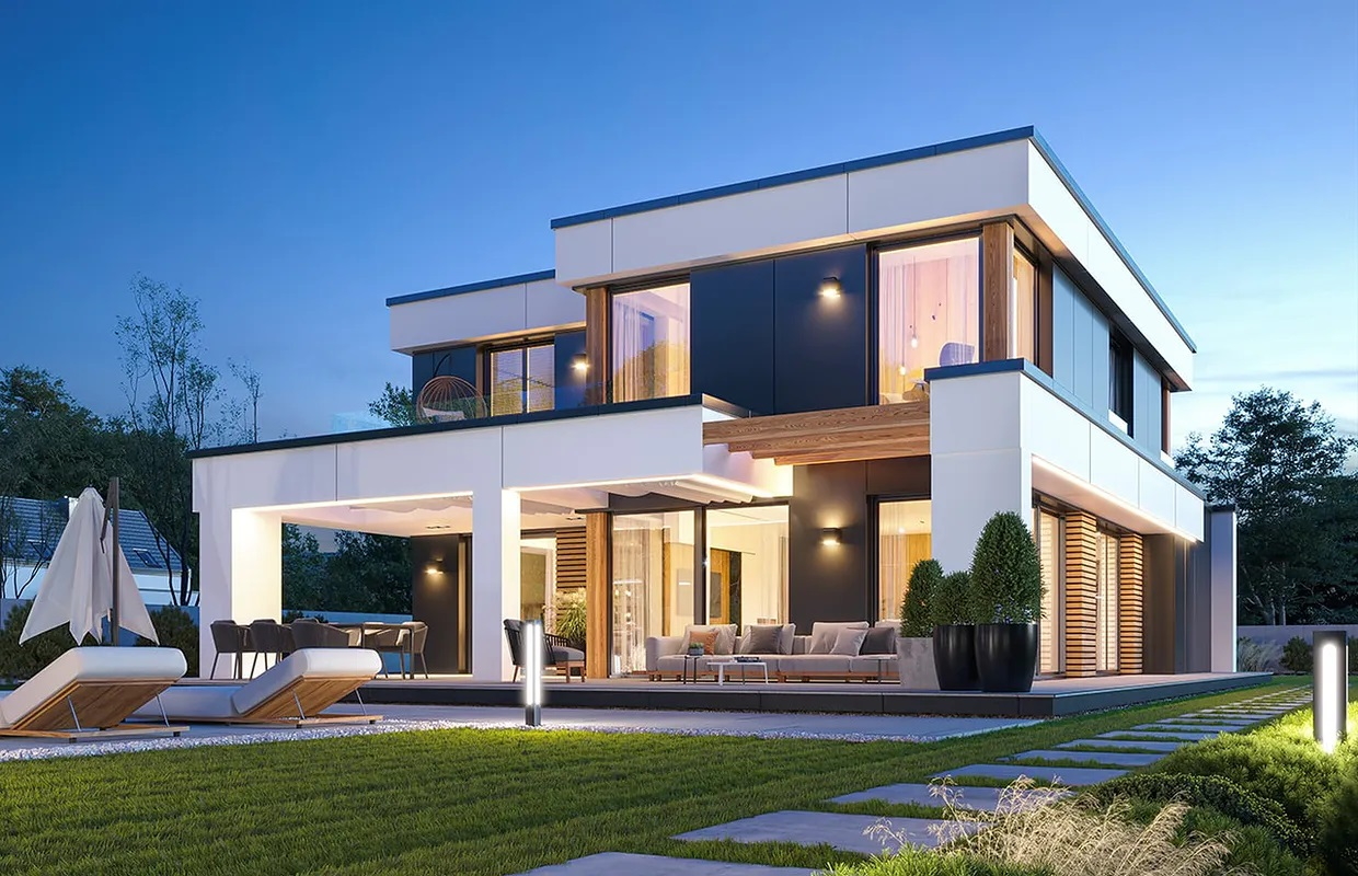 Modern Home Plan "Florida mini"  — Photo 3