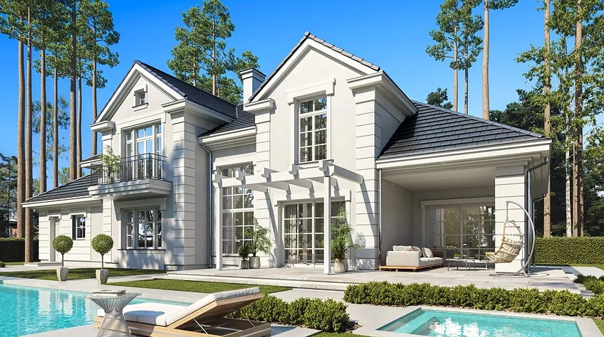  "Villa Classic" Suburban Mansion — Photo 1