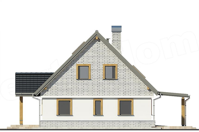 Houses for a narrow plot — Photo 127