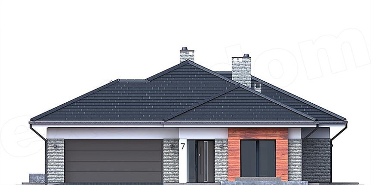 Houses for a narrow plot — Photo 81