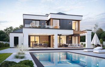 Modern Home Plan "Florida mini"  — Photo 18